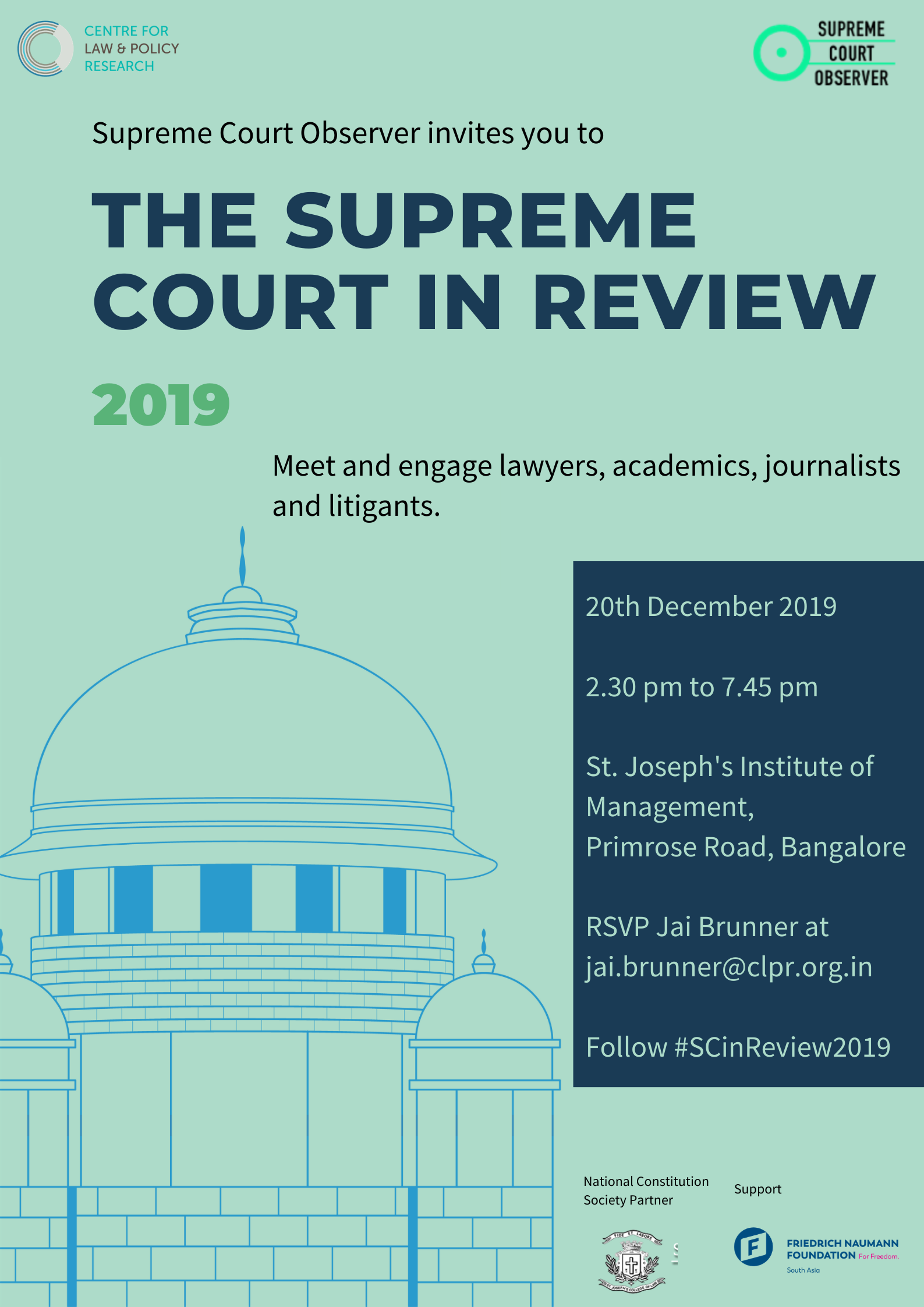 Sc Observer The Supreme Court In Review 2019 Centre For Law And Policy Research 4449